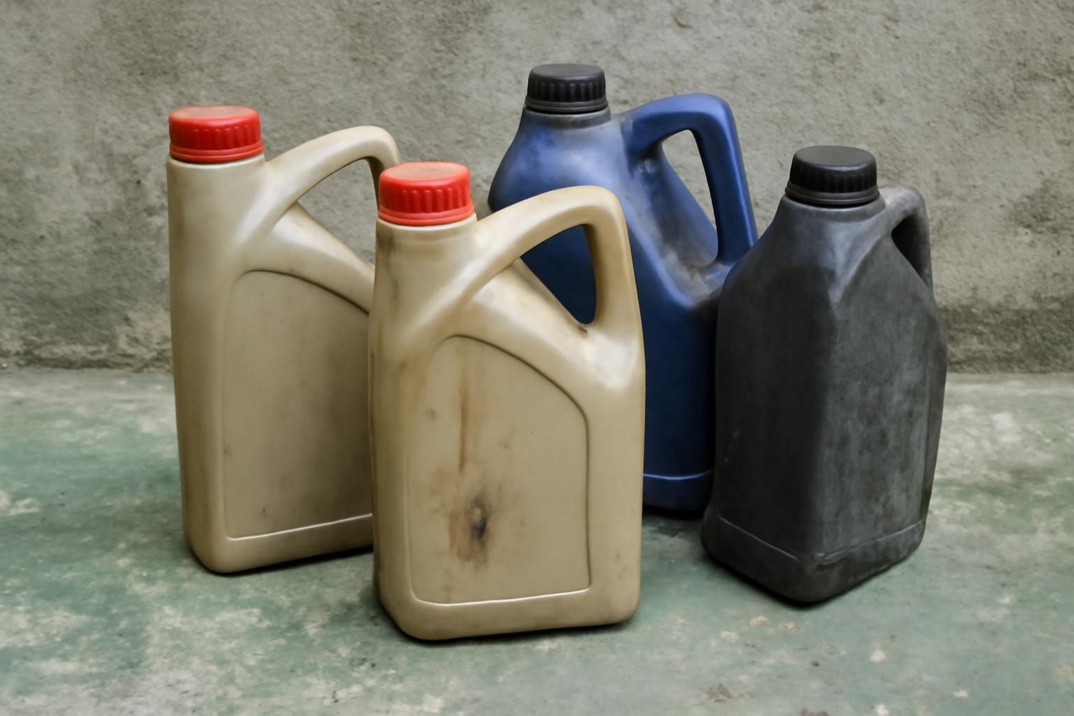 엔진오일통 재활용