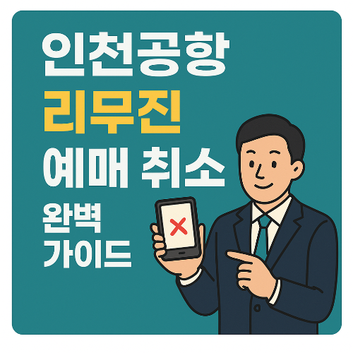 인천공항 리무진 예매 취소 완벽 가이드