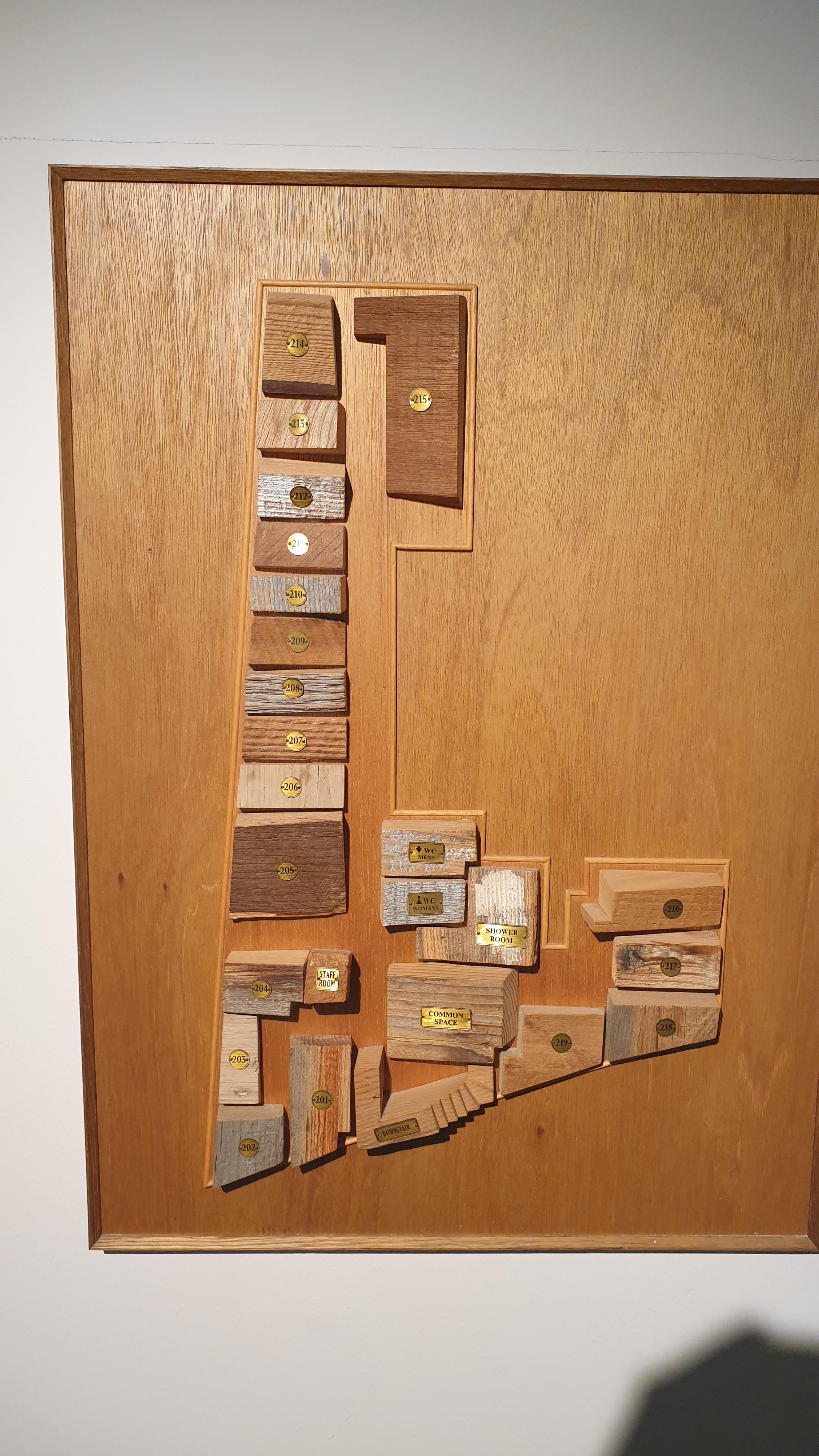 게스트하우스 HafH Fukuoka The Life 호스텔 입체적으로 묘사한 지도 이미지