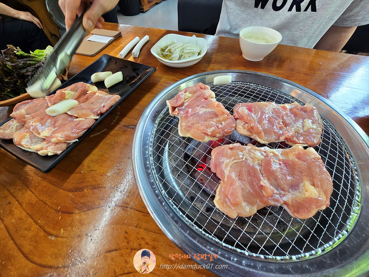 숯불생닭갈비