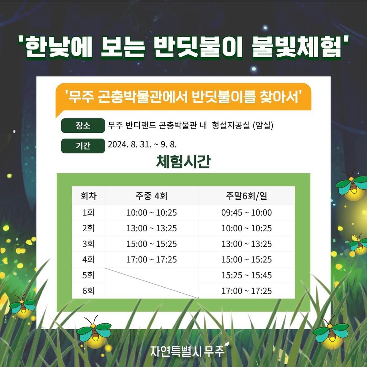 무주 반딧불이 축제