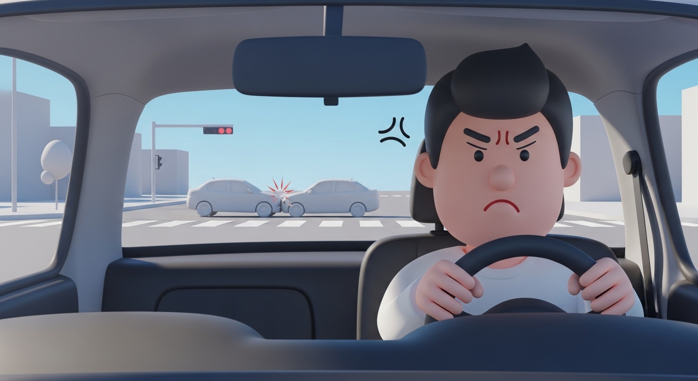 신호 없는 교차로 통행 우선순위 총정리