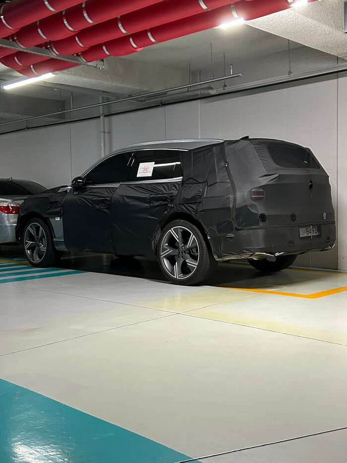 GV80 페이스리프트 출시일 디자인 위장막 사진