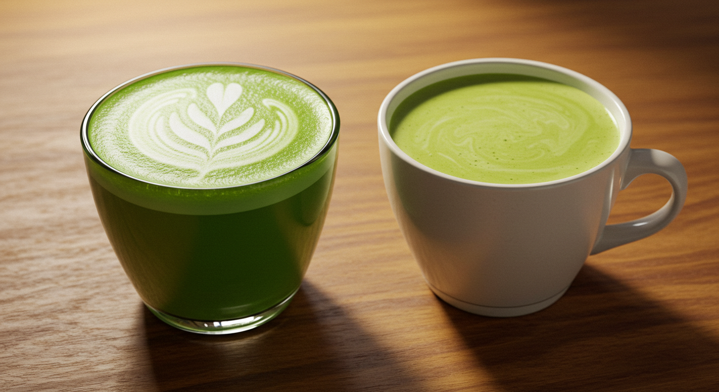 말차 녹차 차이