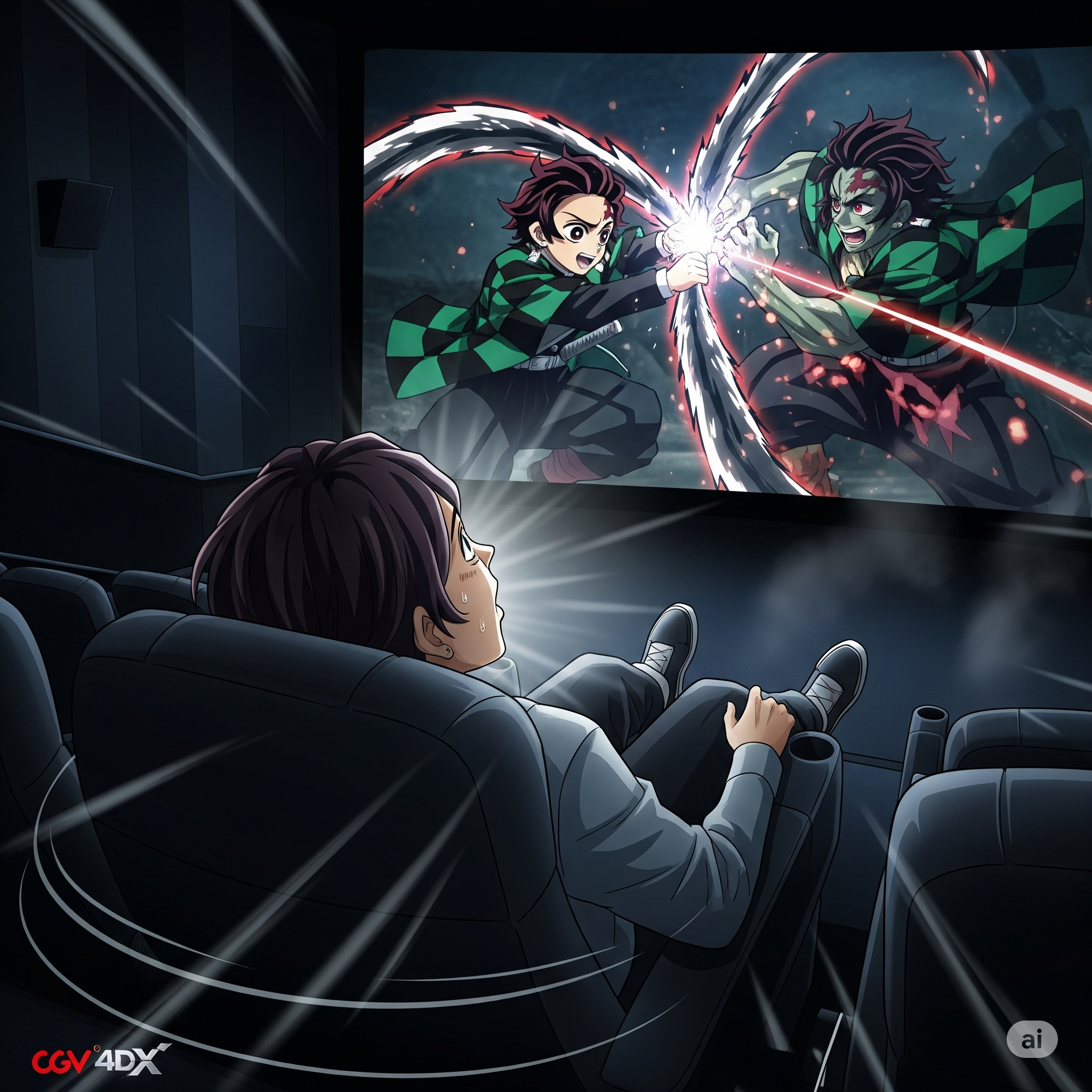 극장판 귀멸의칼날 무한성편 4DX 상영관