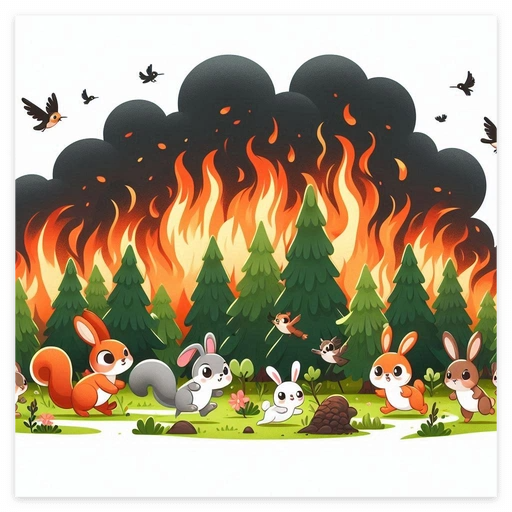 산불나는 꿈 로또번호 및 꿈해몽