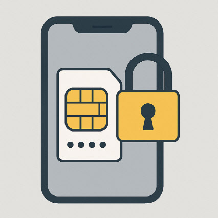 SKT 유심이 잠겼을때, SKT PUK코드 확인방법