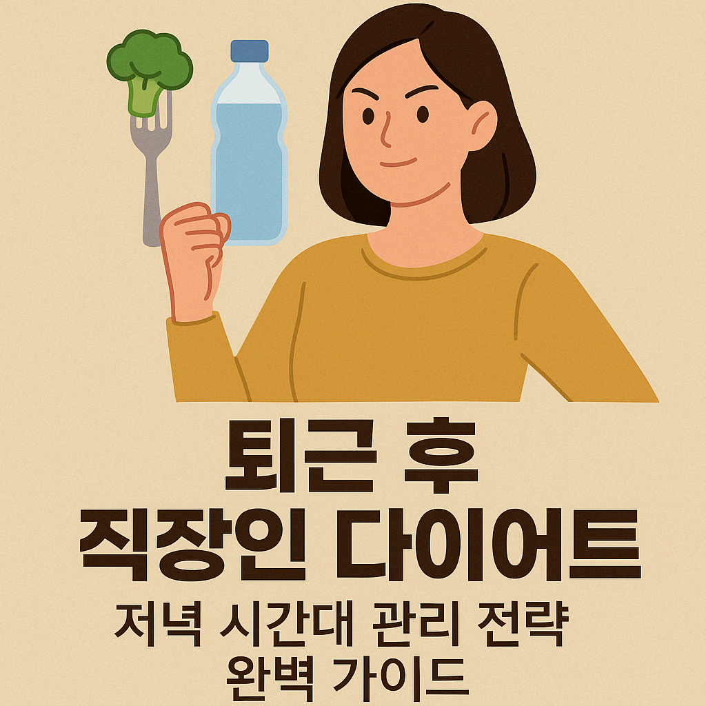 직장인 다이어트, 저녁 시간대 관리전략