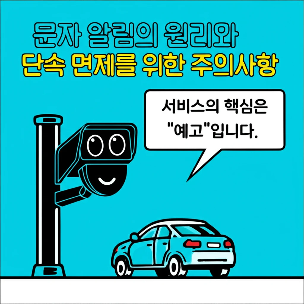 양산시 주정차 단속 알림 서비스 유예..