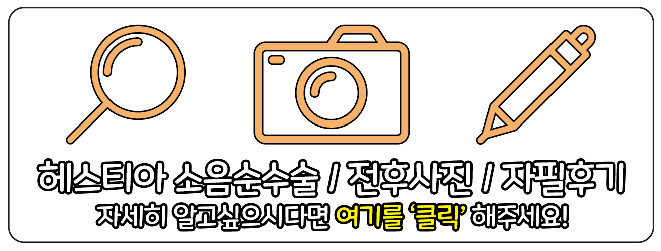 헤스티아 소음순수술 전후사진 자필후기 보러가기