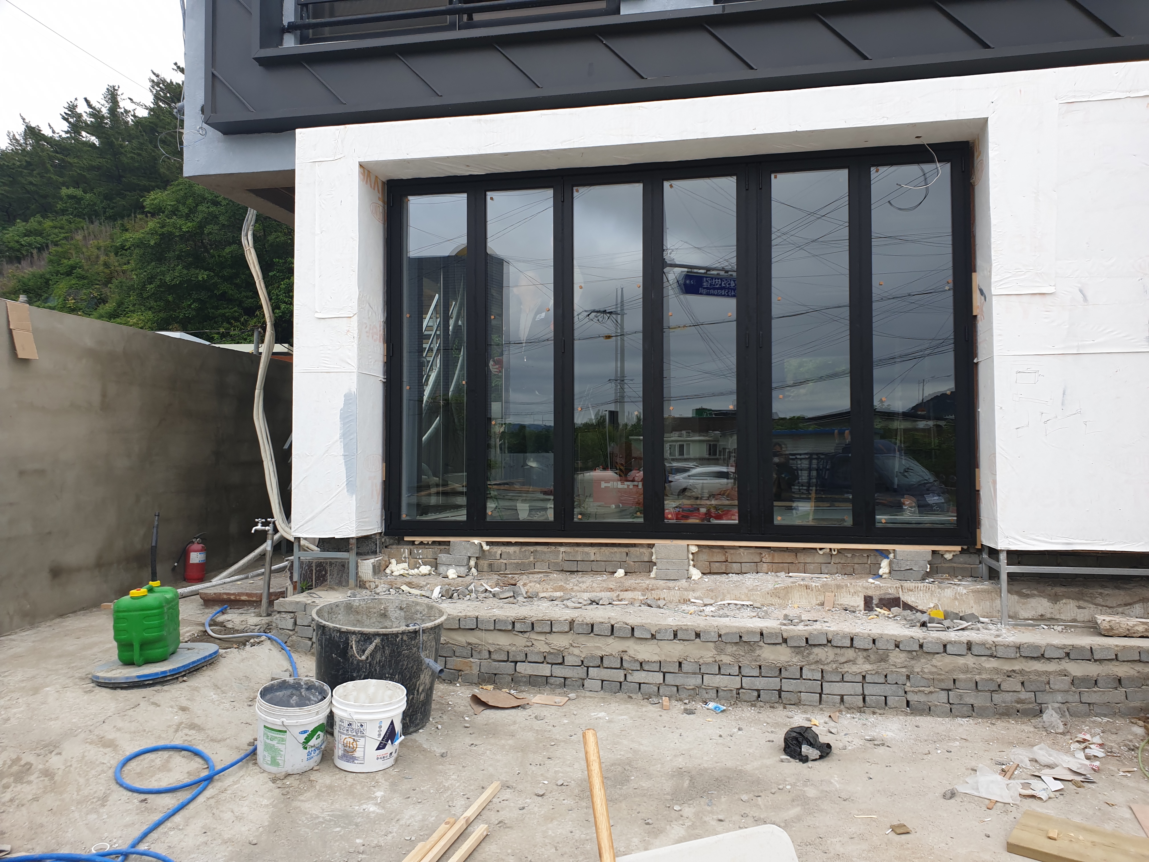 전원주택 폴딩도어