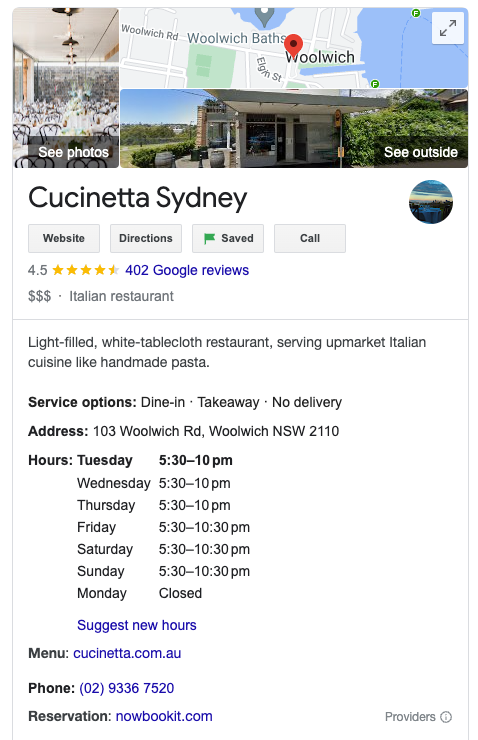 cucinetta sydney