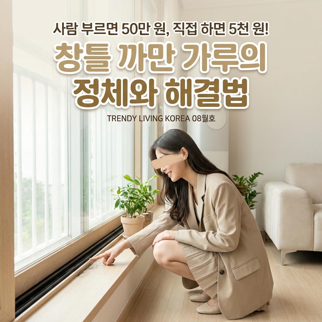 거실 창틀 까만 가루 해결! 32평 모헤어 셀프 교체로 50만원 아끼고 아이 건강 지키기