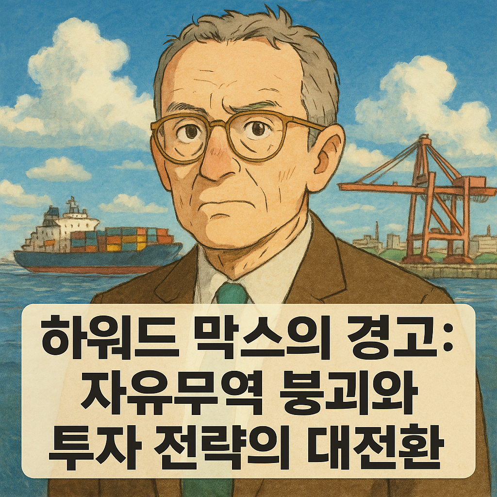 미국 증시 하락과 하워드 막스의 투자 전략: 트럼프 관세 정책이 바꾼 세계 경제의 흐름