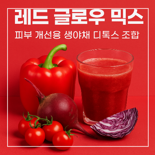 레드 글로우 믹스 - 피부 개선용 생야채 디톡스 조합 이미지