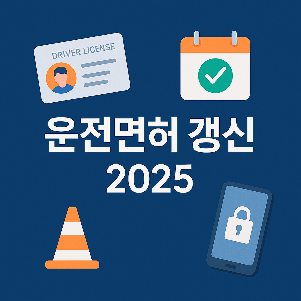 운전면허 갱신 신청하러가기 (2025 실전 가이드)