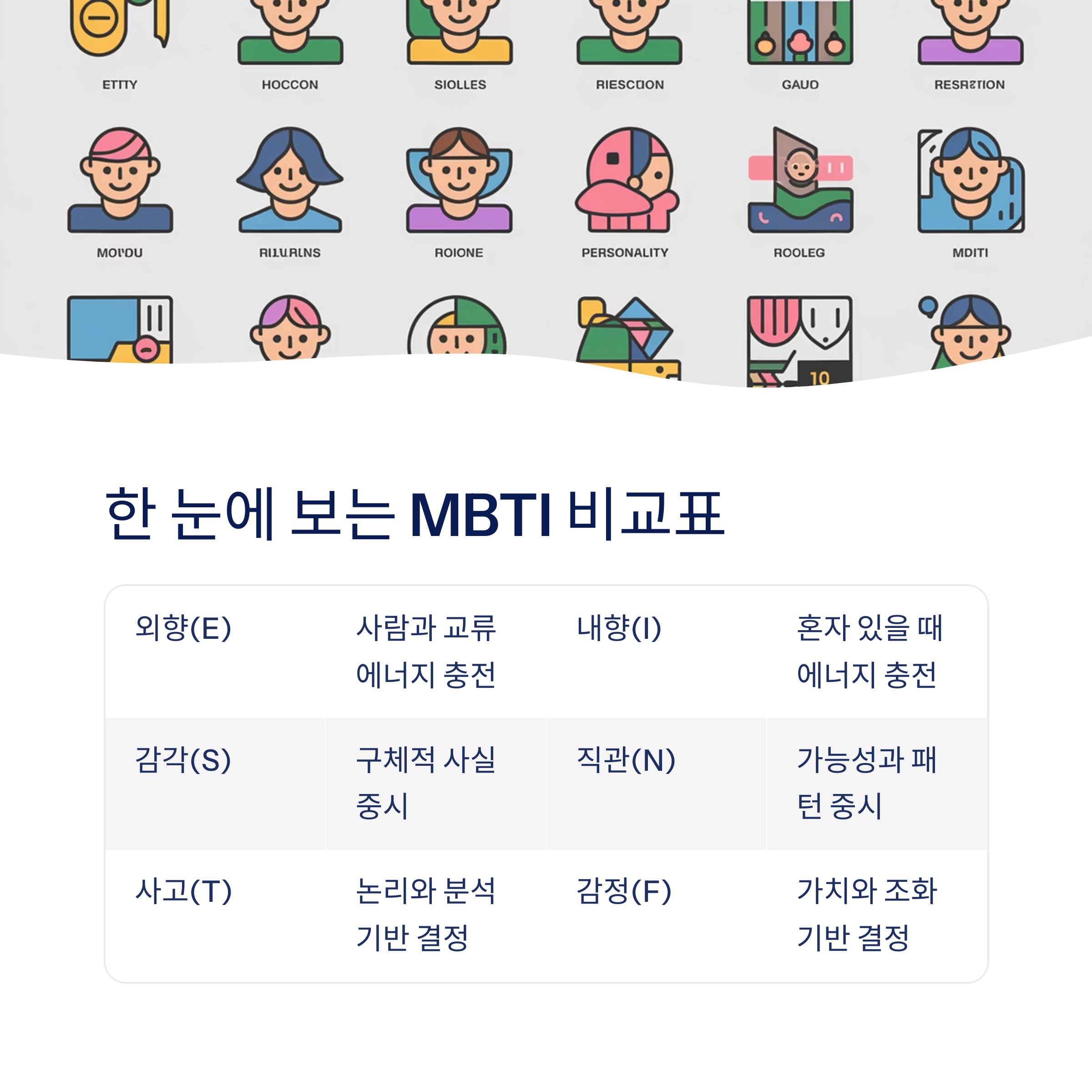 테스트잇 성격 유형 개요