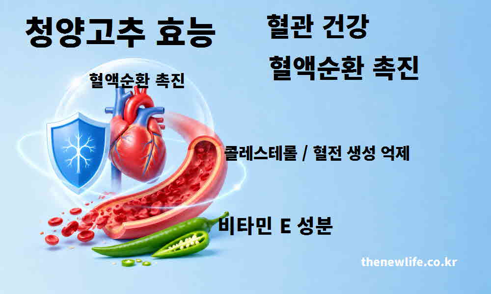 청양고추 효능 혈관 건강 혈액순환 촉진