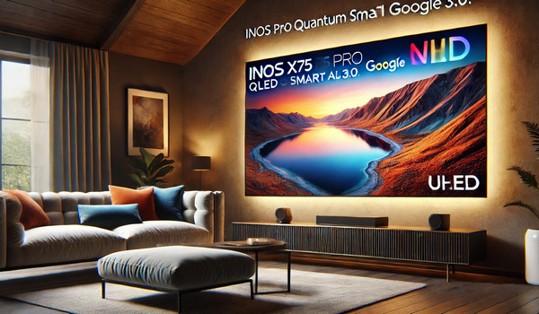 이노스 X75 PRO QLED 퀀텀 스마트 Ai 구글 3.0 TV