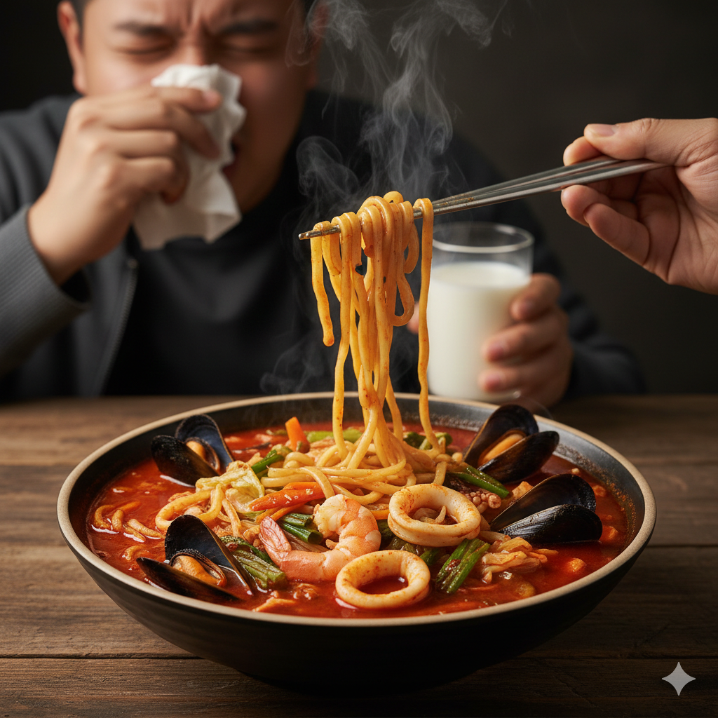 매운 음식을 먹으면 왜 콧물이 나올까? 당신이 몰랐던 인체의 비밀