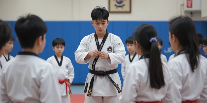 띠 순서 설명하는 사범님