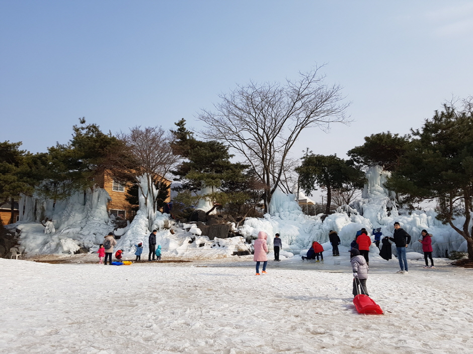 논산 가볼만한곳 베스트 추천 여행 - 덕바위눈썰매장