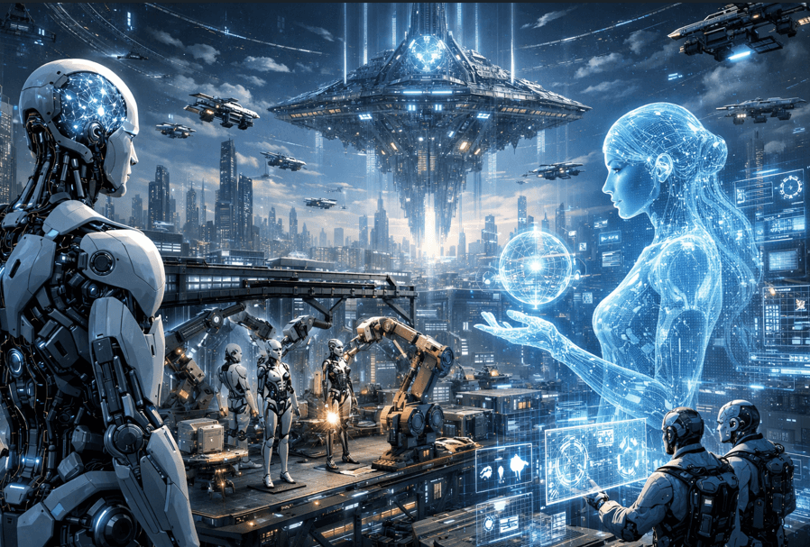 AI 특이점 이후의 미래 (기술적 특이점, 소버린 AI, 제조업 암묵지)