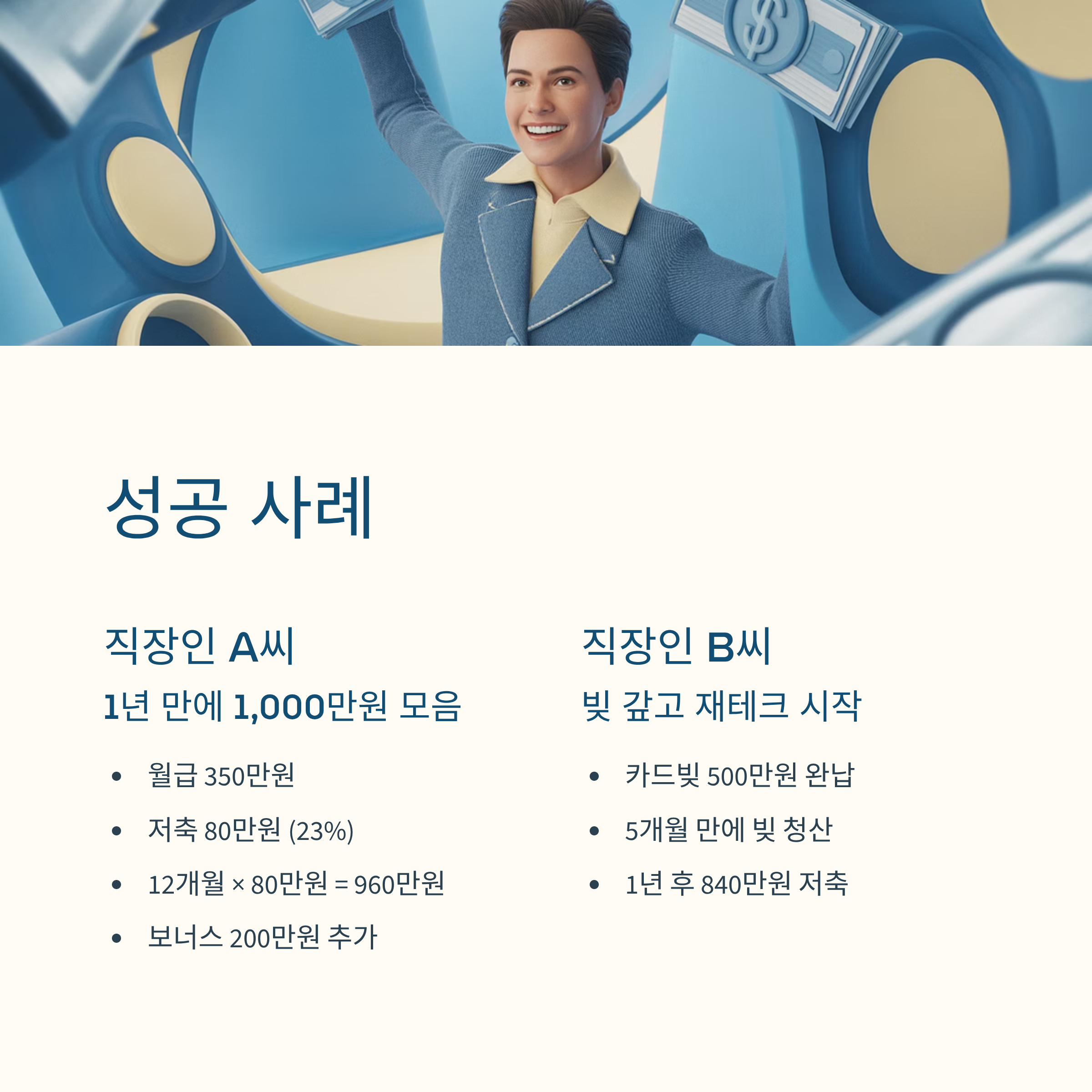 월급관리 3분법 예산관리 성공 사례