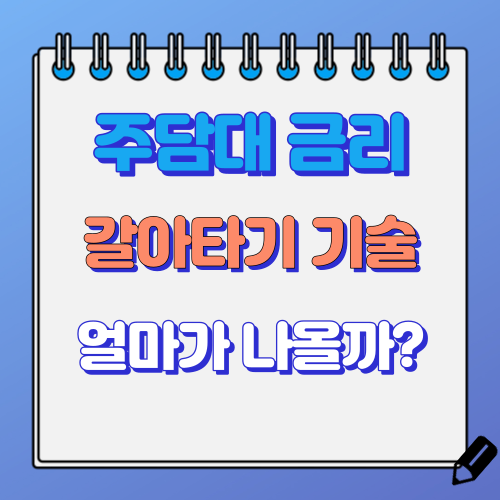 주택담보대출 금리 비교