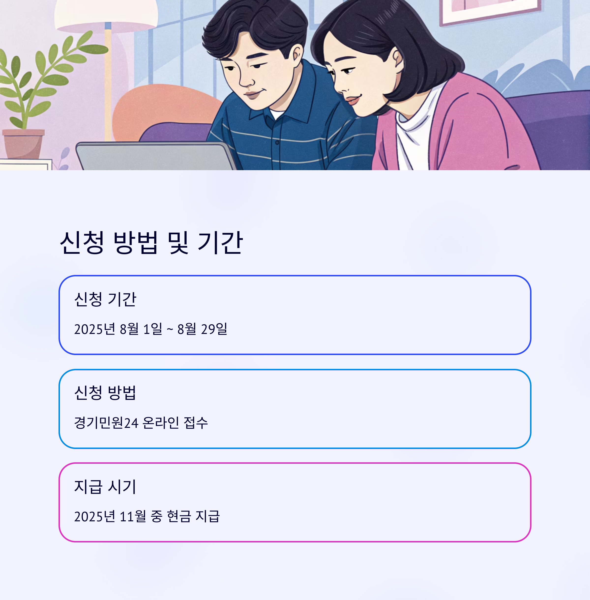 경기도 청년 신혼부부 결혼지원금