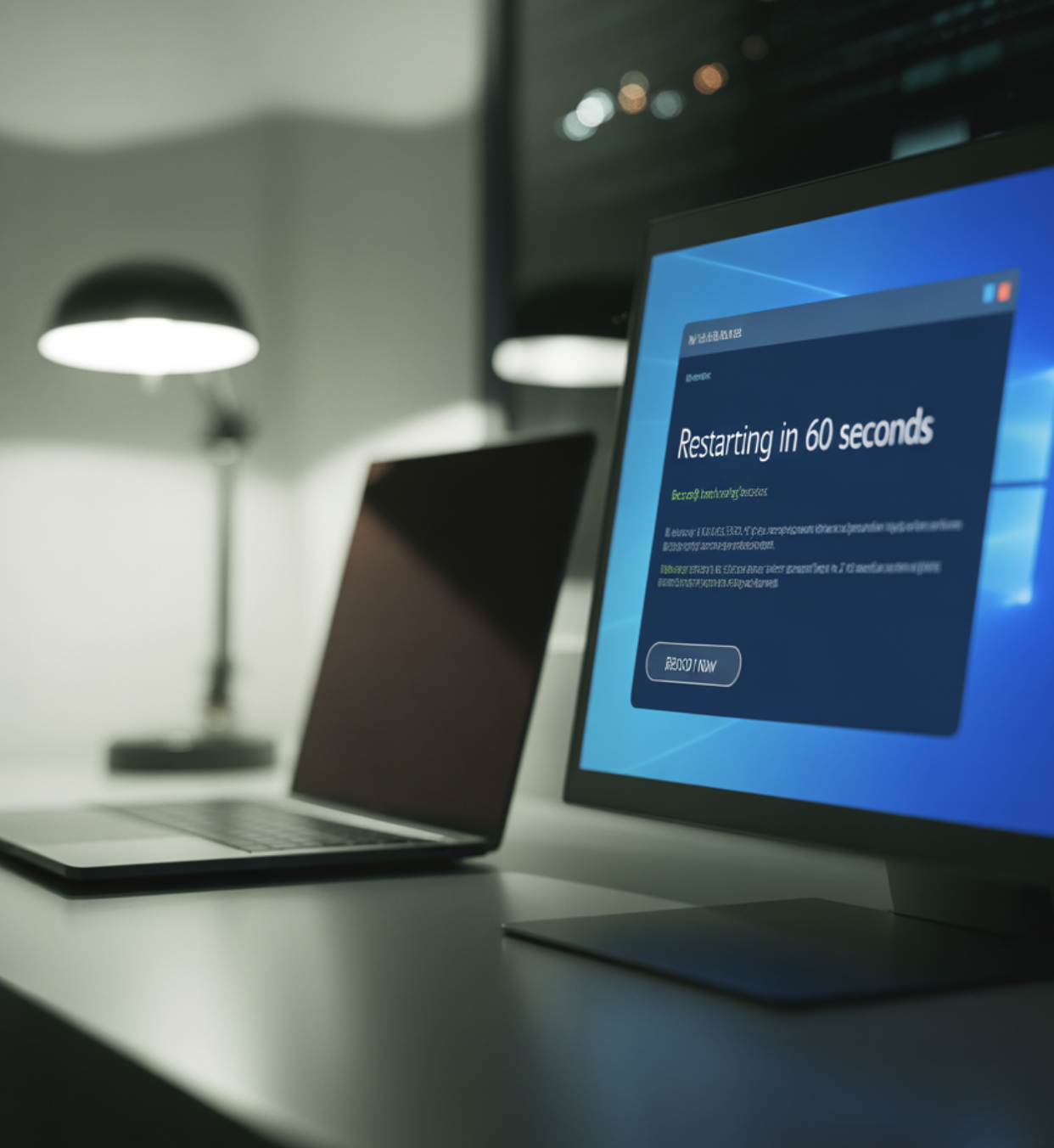 5. 업데이트 후 강제 재부팅 방지하기