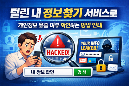 털린 내 정보 찾기 서비스