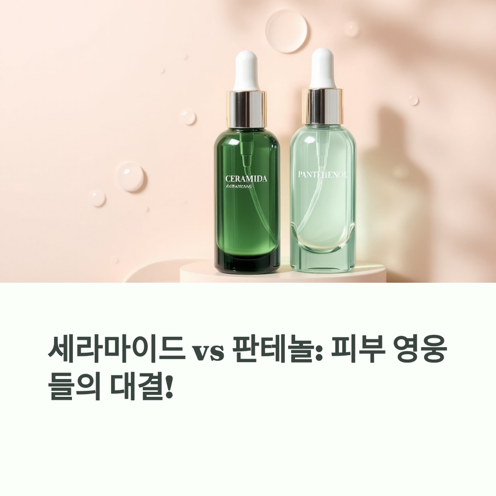 세라마이드 vs 판테놀, 뭐가 더 좋을까? 썸네일