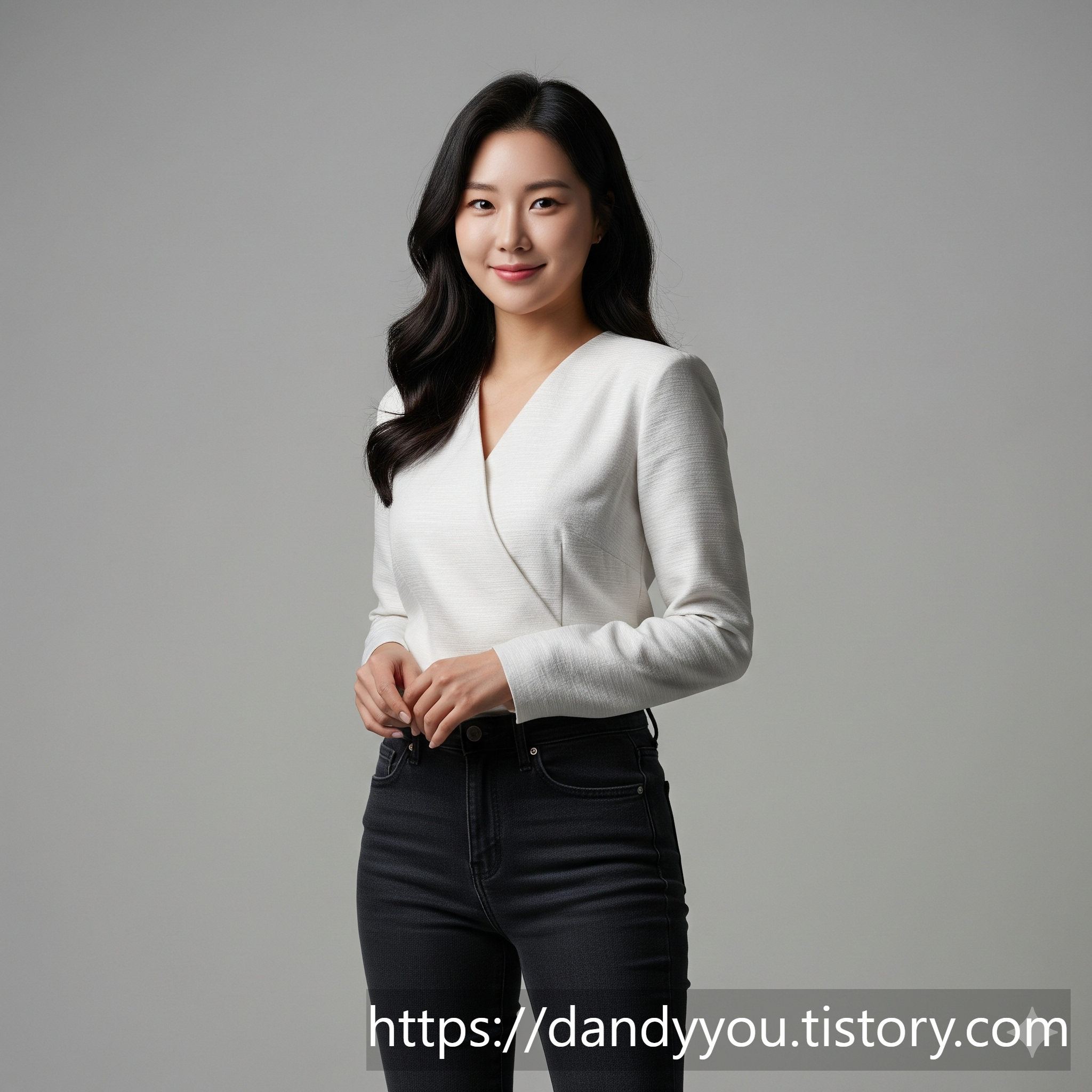 "흑청" 데님 팬츠 코디 패션 뷰티