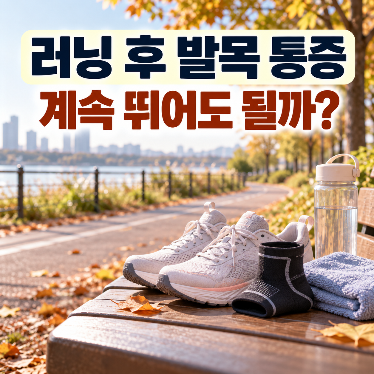 러닝 후 발목 통증 계속 뛰어도 될까 대표 이미지