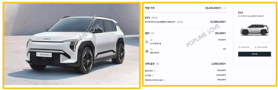스노우 화이트 펄 컬러