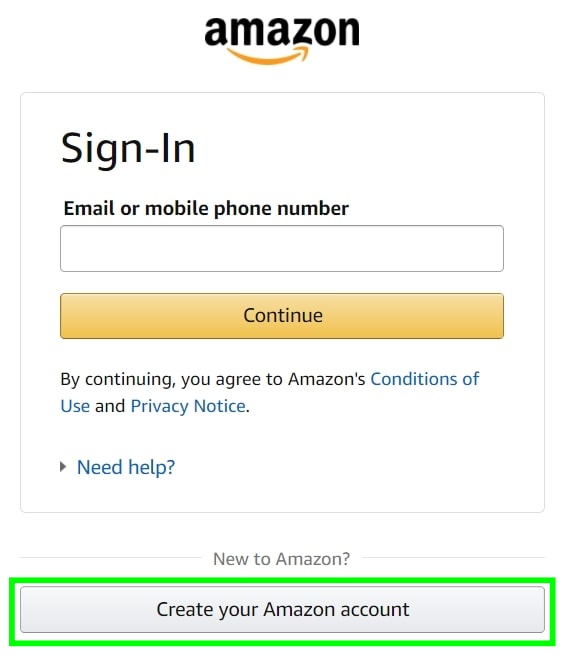 정만들기 아마존 회원가입 - 정만들기