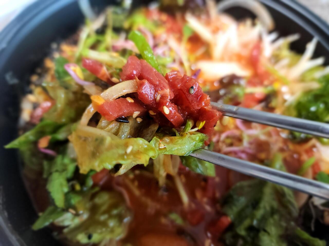 시원한 육회한물회