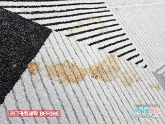 카펫 얼룩 탄산수 분무 후 흡수하는 페트병 롤러 팁_10