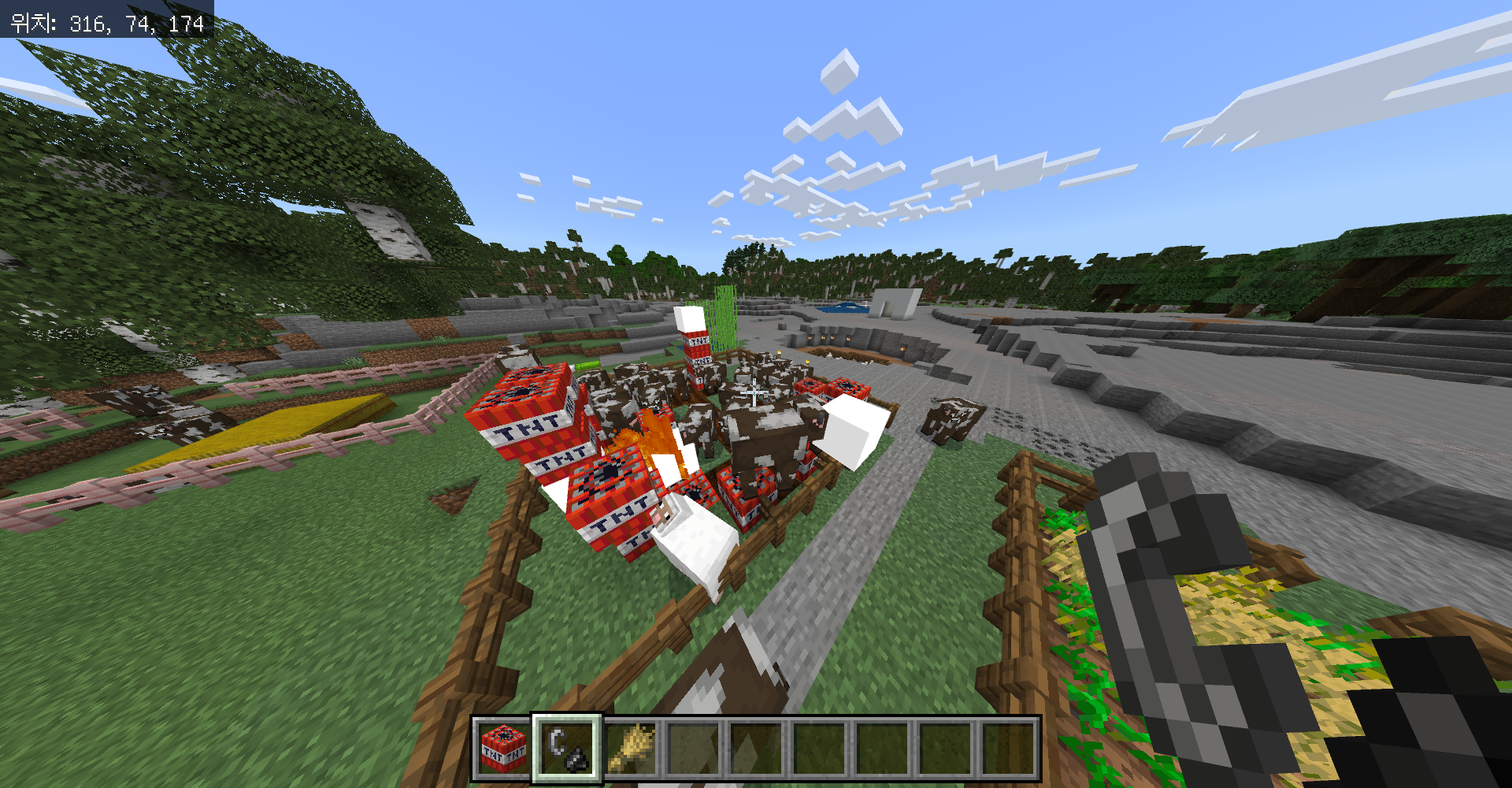 마인크래프트 속 나만의 소 농장 만들기