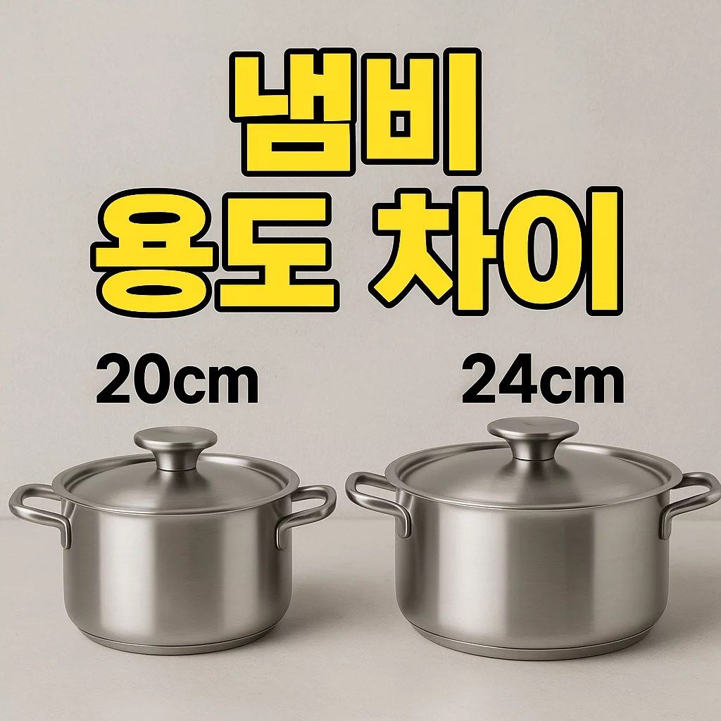 냄비 고르는법 코팅 vs 스텐 10년 비용 비교