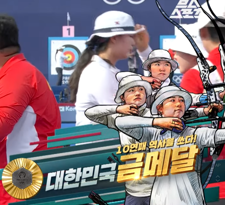 파리올림픽 양궁 하이라이트 금메달 남수현, 임시현, 전훈영 선수 정보