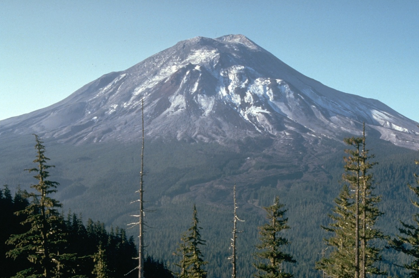 세인트헬렌스 산의 전경