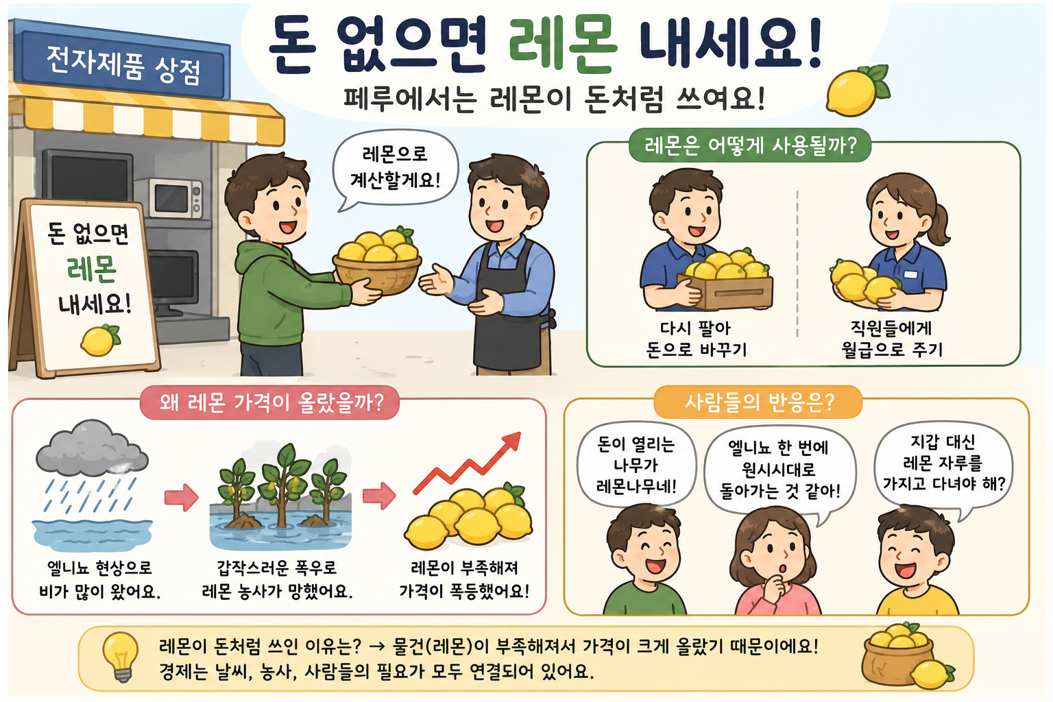 후후랑 경제이야기-레몬 화폐 이야기