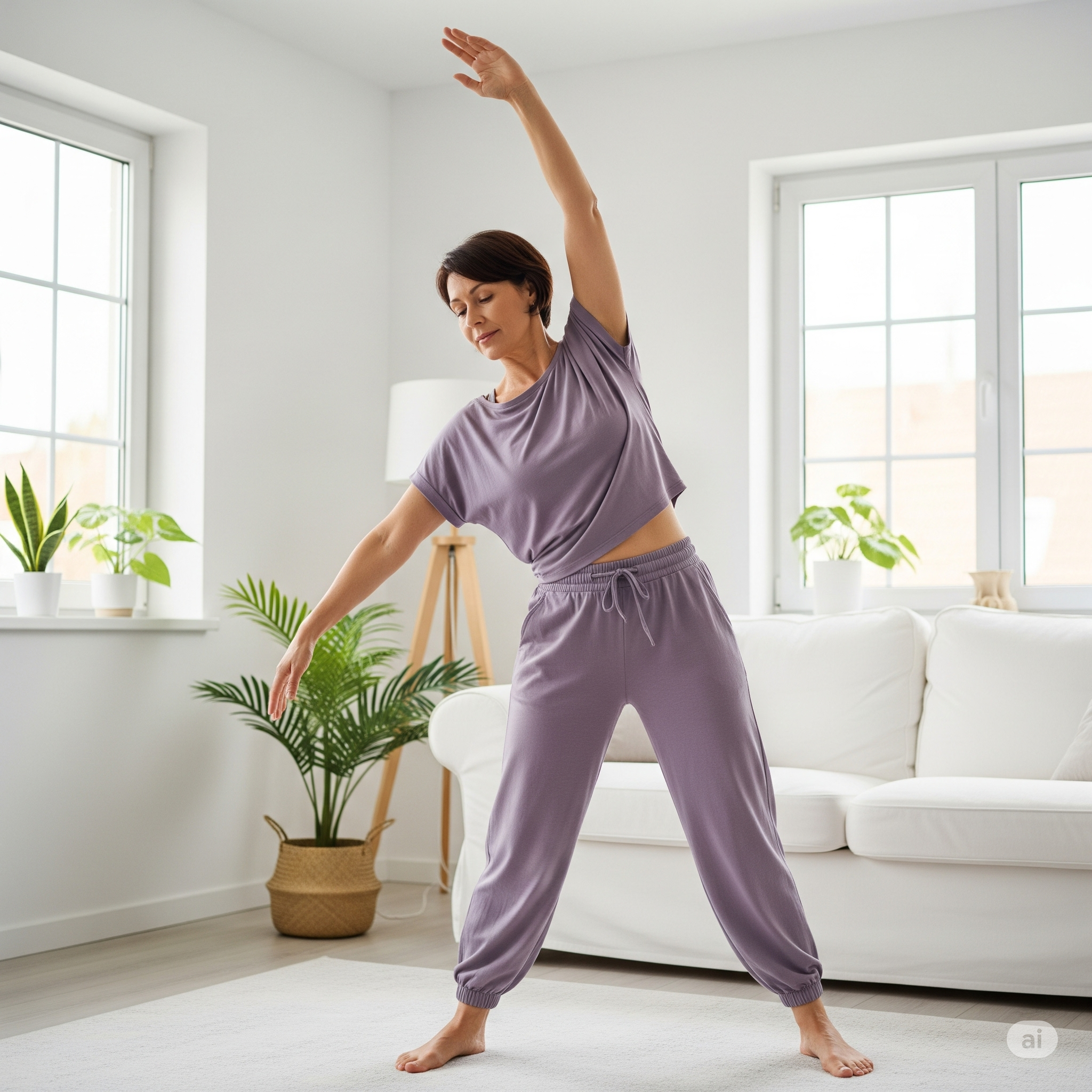 갱년기 피로감, 실내 스트레칭으로 가볍게 날려버리세요! 관련이미지