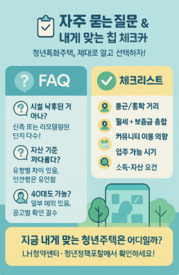 월세 부담 줄이는 청년특화주택, 나에게 맞는 집은?