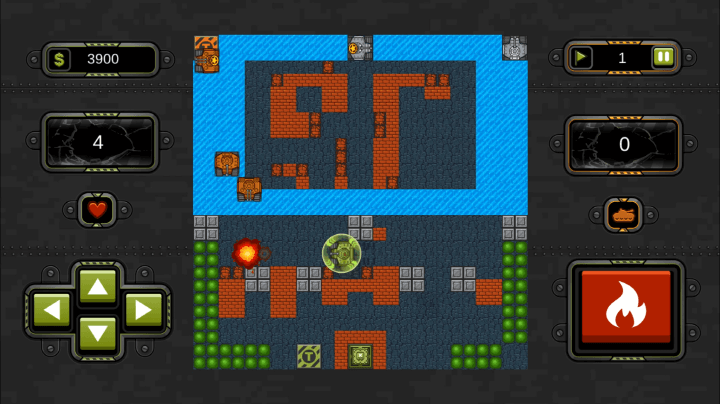 적의-탱크를-폭파시키는-화면