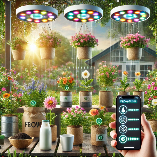 스마트 기기를 활용한 꽃재배