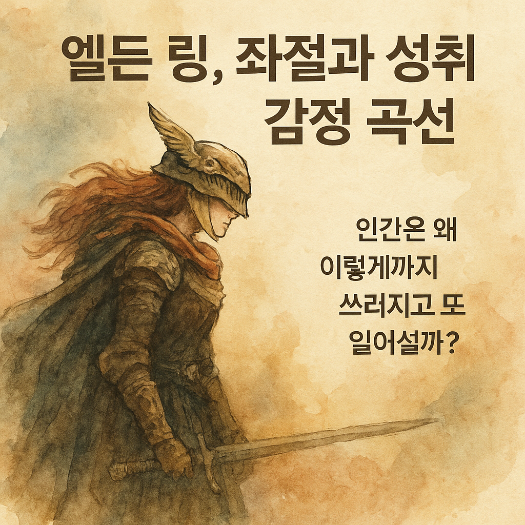 엘든 링, 좌절과 성취의 감정 곡선― 인간은 왜 이렇게까지 쓰러지고 또 일어설까?