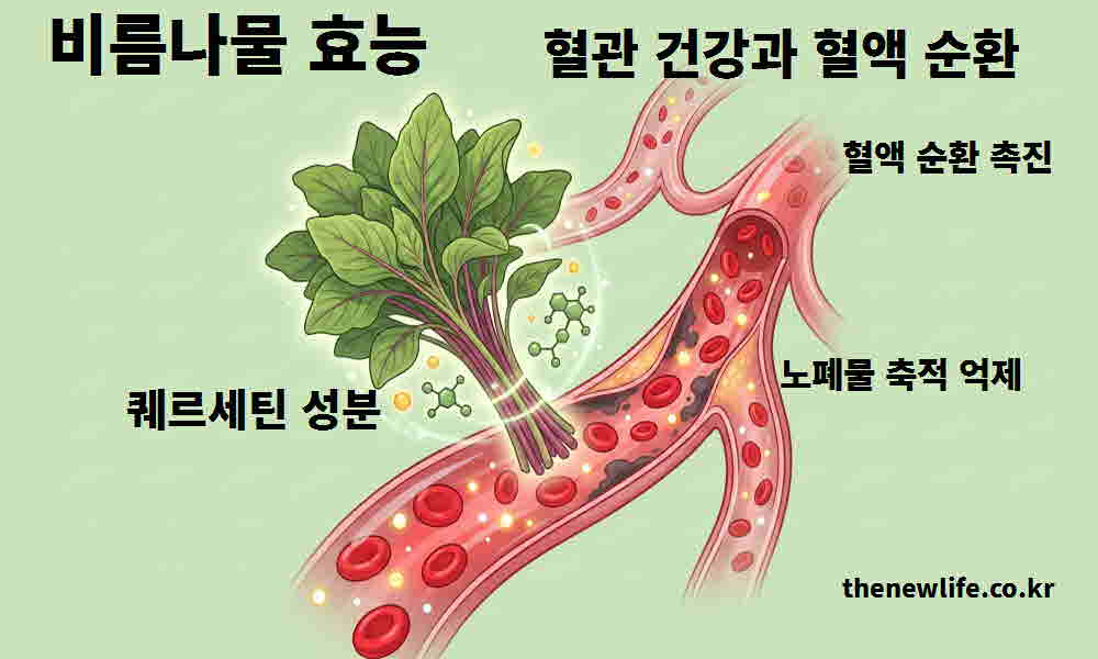 비름나물 효능 혈관 건강 혈액 순환